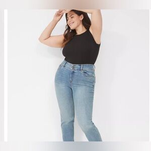 Lane Bryant. Tighter Tummy High-Rise Straight Jean. Size 20L.
